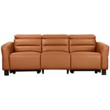 Places of Style 3-Sitzer Carpari, 224cm, manuelle od. elektrische Relaxfunktion in 2 Sitzen, mit USB, Kopfteilverstellung, Echtleder, Kunstleder, Webstoff