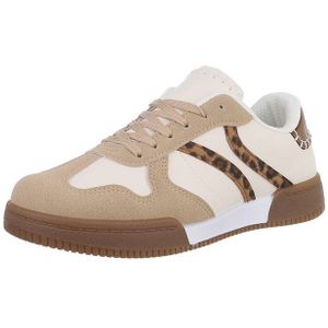 Ital-Design Damen Low-Top Freizeit Sneaker (88828599) Flach Sneakers Low in Hellbraun
