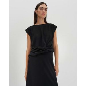 someday Shirttop KENATA Loose mit Wickeldetail