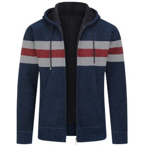 Allthemen Cardigan mit Kapuze Gefüttert Cardigan Grobstrick Winterjacke Warm