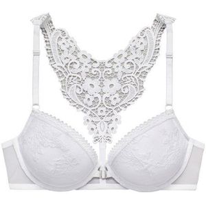 LASCANA Push-up-BH mit hübschem Stickereimotiv im Rücken, sexy Dessous
