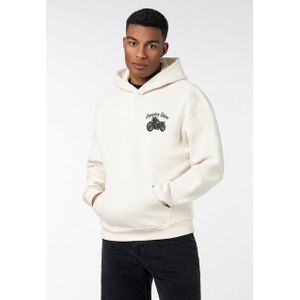 SUBLEVEL Hoodie mit Motorradprint