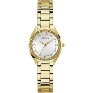 Guess Quarzuhr CHARLOTTE GW0767L2, Armbanduhr, Damenuhr, Edelstahlarmband, Mineralglas, analog