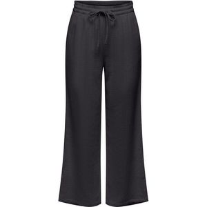 JACQUELINE de YONG Stoffhose Palazzo Leinenhose mit weitem Bein und Kordelzug JDYTHEIS LIFE WIDE PANT WVN NOOS