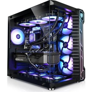 Kiebel Panorama XL Ultra Gaming-PC (Intel Core i9 Intel Core Ultra 9 285K, RTX 5090, 32 GB RAM, 2000 GB SSD, Wasserkühlung, WLAN, RGB-Beleuchtung)