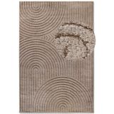 ELLE DECORATION Designteppich Cosy Panglao, auch als Rundteppich erhältlich, rechteckig, Höhe: 14 mm, uni Kurzflor, Hoch Tief Struktur, modern, Skandi, Boho, Wohnzimmer