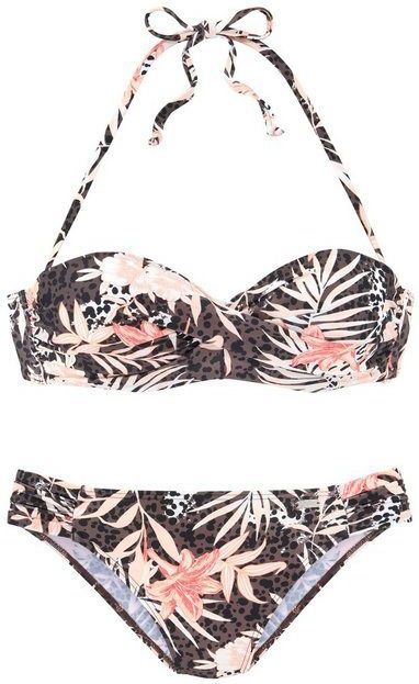 Buffalo Bügel-Bandeau-Bikini im Mustermix