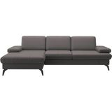 sit&more Ecksofa Morris L-Form, inkl. Sitztiefenverstellung, wahlweise mit Armteilverstellung, Bettfunktion & Bettkasten