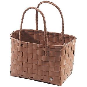Kobolo Shopper Einkaufstasche TOFFEE XXL aus PE mit PU Henkeln