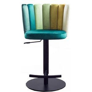 KAWOLA Bistrostuhl JADA (1 St), Drehstuhl höhenverstellbar Velvet verschiedene Farben