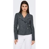ONLY Lederimitatjacke ONLAVA FAUX LEATHER BIKER OTW NOOS mit Biker-Details
