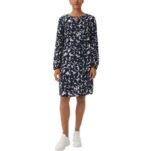 Comma Druckkleid aus Viskose und mit Alloverprint