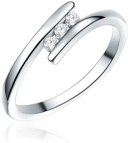 Rafaela Donata Silberring Verlobungsring aus 925 Sterling Silber, mit Zirkonia