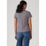 Levi's® V-Shirt PERFECT VNECK mit Mini-Batwing-Logostickerei