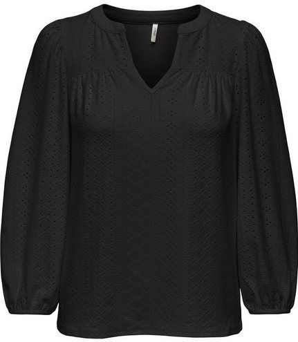 ONLY Blusenshirt ONLSANDRA 3/4 SPLIT TOP JRS