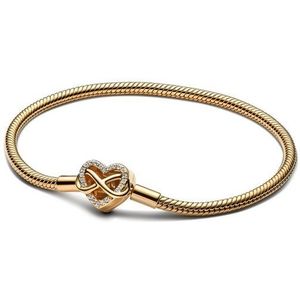 Pandora Perlenarmband Pandora Armband Infinity Heart 563758C01-18 vergoldet