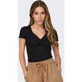 ONLY Kurzarmshirt ONLBETTY S/S V-NECK TOP CC JRS