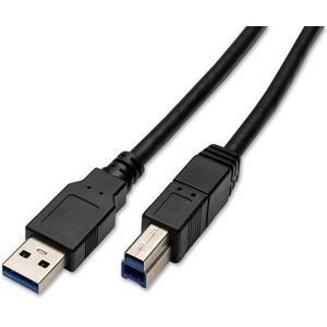 CAPTIVA Kabel USB Kabel A-Stecker B-Stecker schwarz 2m USB-A auf USB-B USB-Kabel