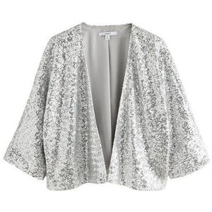Next Paillettenshirt Jacke mit Pailletten (1-tlg)