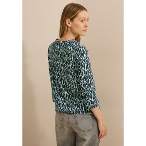 CECIL 3/4-Arm-Shirt aus reiner Baumwolle