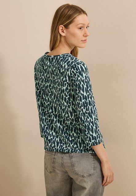 Cecil 3/4-Arm-Shirt aus reiner Baumwolle