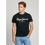 Pepe Jeans T-Shirt mit Markenprint vorne