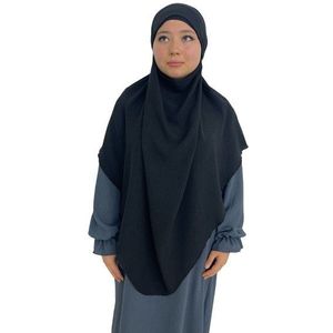 HELLO MISS Hijab Kopftuch Einlagiger Khimar, Bindbarer Jazz Hijab, Hidschab