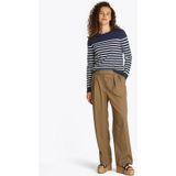 Tommy Hilfiger Rundhalspullover CO JERSEY STITCH LS C-NK SWT mit Logostickerei