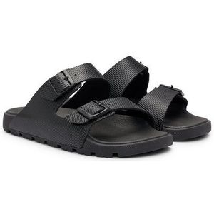 BOSS Surfley_Sand Badepantolette Sommerschuh, Hausschuh, Schlappen mit Schnallenverschlüsse