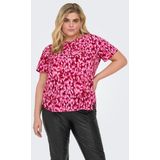 ONLY CARMAKOMA Blusenshirt Design Plus Size Curvy Übergröße (1-tlg) CARVICA SS AOP TOP NOOS