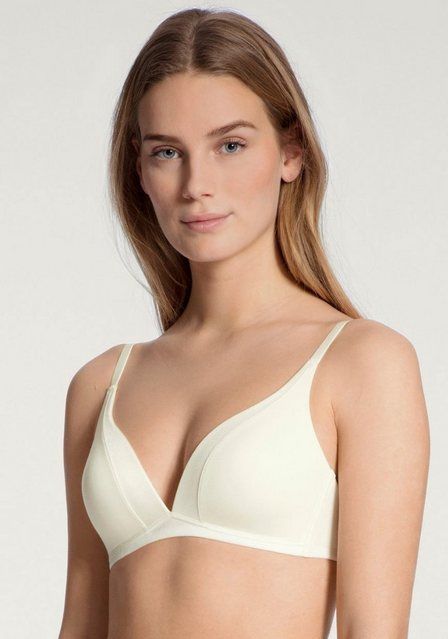 CALIDA Schalen-BH Cate mit Satinblende