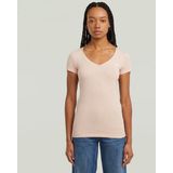 G-STAR V-Shirt Base v t wmn cap sl mit kleinem Logodruck vorne