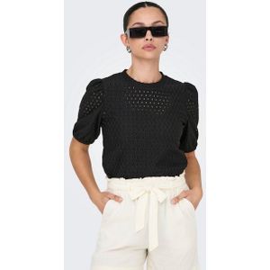 ONLY Kurzarmshirt ONLELISA S/S O-NECK TOP BOX JRS