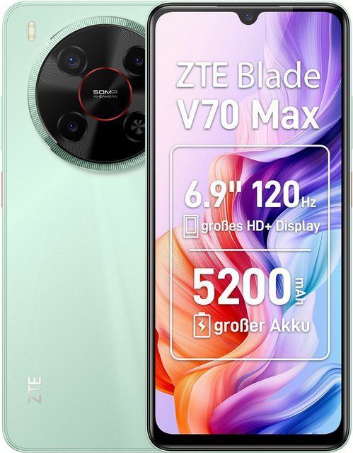 ZTE Blade V70 Max Smartphone (17,53 cm/6,9 Zoll, 128 GB Speicherplatz, 50 MP Kamera)