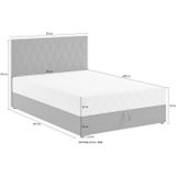ATLANTIC home collection Boxbett "Benita", OTTOs Choice! Topseller inkl. Bettkasten, erhältlich in verschiedenen Größen, inkl. Taschen-Federkernmatratze
