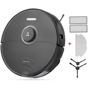 Roborock Saugroboter S8, 6000 pa, DuoRoller-Bürste, Reactive 3D-Hindernisumgehung, 69 W, 6000 pa, DuoRoller-Bürste, Reactive 3D-Hindernisumgehung, Vibrations-Hebemop, Intelligenter für Hartböden,Tierhaare,Teppiche, Kindersicherung APP Control, Upgrade von Roborock S7, VS S7 Maxv