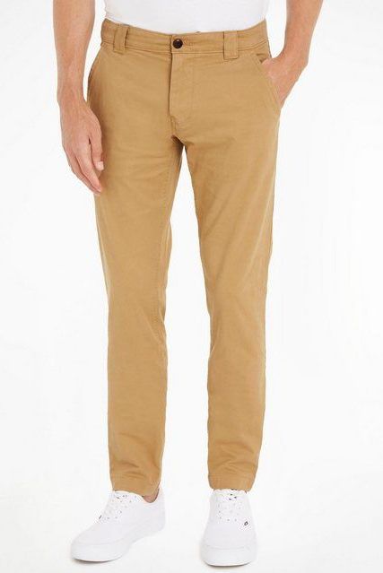Tommy Jeans Chinohose TJM SCANTON CHINO PANT mit Markenlabel