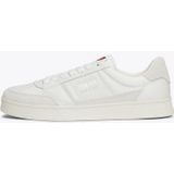 Tommy Jeans THE GREENWICH MIX MEDIA Plateausneaker, Freitzeitschuh, Schnürschuh, Halbschuh mit Logoflagge