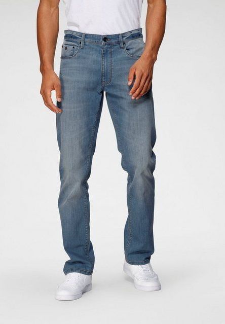 H.I.S Comfort-fit-Jeans ANTIN bequeme Passform, gerades Bein, mit Used-Waschung