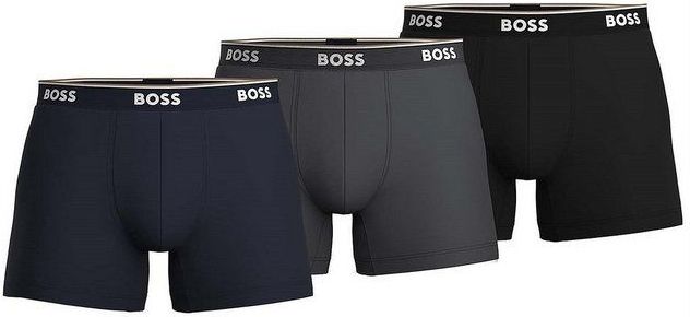 BOSS Boxer Big & Tall (Packung, 3-St., 3er-Pack) Herren Unterhosen Cyclist enganliegende Boxershorts im 3er-Pack