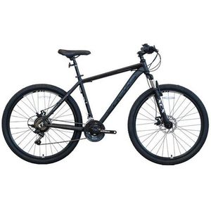 LUCHS Mountainbike 29Zoll Luchs "Titan" Mountainbike MTB Fahrrad Herren Jungen, 21 Gang SHIMANO, Kettenschaltung, Hardtail, 53cm Rahmenhöhe, ALU Rahmen Full Black