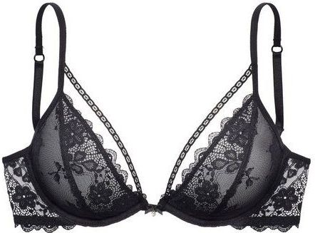 Vivance Bügel-BH mit feinem Zierband am Dekolleté, aus Jacquardspitze, sexy Dessous