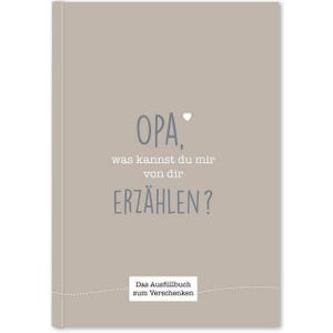 CUPCAKES & KISSES Notizbuch Opa was kannst du mir erzählen