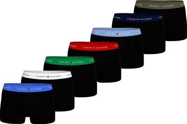 Tommy Hilfiger Underwear Trunk 7P TRUNK WB (Packung, 7-St., 7er) mit Logobund