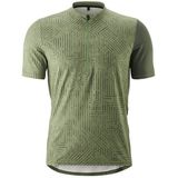 Gonso Radtrikot Adventure Jersey Halfzip M Herren Fahrradtrikot kurzarm, Rückentasche mit RV, Quick-Dry, Slim Fit