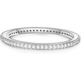 Glanzstücke München Silberring Silberring aus 925 Sterling Silber, mit Zirkonia