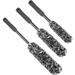 STAHLWERK Autowaschbürste Felgenbürste 3er Set Autoreinigungsbürste, (3-tlg)