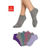LASCANA ACTIVE Sneakersocken (Packung, 6-Paar) mit eingestricktem Marken Logo