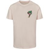 MisterTee Kurzarmshirt MisterTee Herren Flamingo T-Shirt Round Neck (1-tlg)