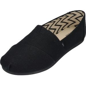 TOMS ALPARGATA WIDE Espadrille Black Black Wide Heritage